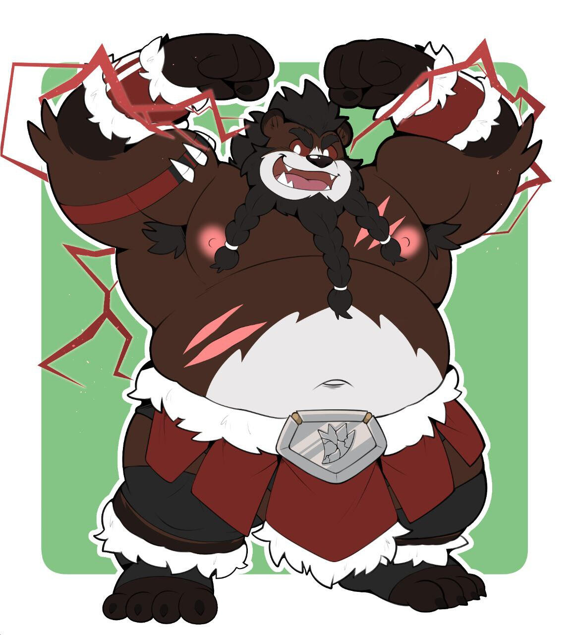 "Mmm? You wanna fight Rou? Yeah! Try not to break too soon! Rou likes long sessions! Hehe."